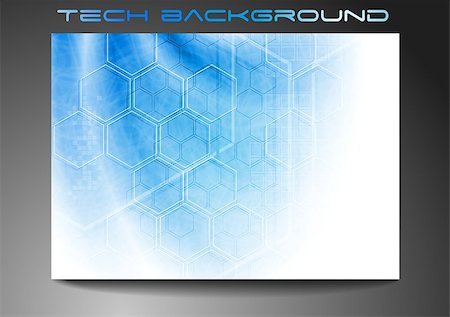 Abstract hi-tech background. Vector eps 10 Stock Photo - Budget Royalty-Free & Subscription, Code: 400-04885359
