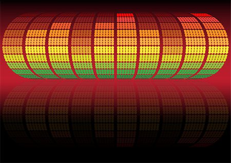 simsearch:400-04880199,k - Abstract Background - Multicolor Graphic Equalizer on Black Background Foto de stock - Royalty-Free Super Valor e Assinatura, Número: 400-04886215