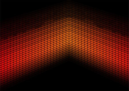 simsearch:400-04880199,k - Abstract Background - Red / Orange Equalizer on Black Background Foto de stock - Royalty-Free Super Valor e Assinatura, Número: 400-04886264