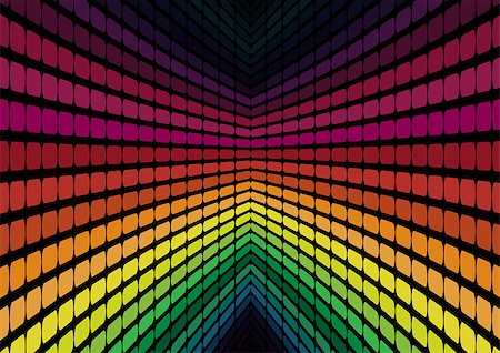 simsearch:400-04880199,k - Abstract Background - Multicolor Equalizer on Black Background Foto de stock - Royalty-Free Super Valor e Assinatura, Número: 400-04886267