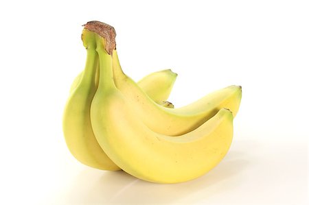 simsearch:400-09220883,k - fresh yellow bananas on a white background Stock Photo - Budget Royalty-Free & Subscription, Code: 400-04886481