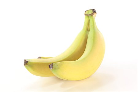 simsearch:400-09220883,k - fresh yellow bananas on a white background Stock Photo - Budget Royalty-Free & Subscription, Code: 400-04886483