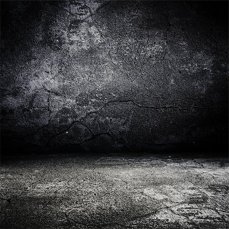 old grunge scary room with concrete texture Photographie de stock - Aubaine LD & Abonnement, Code: 400-04886774