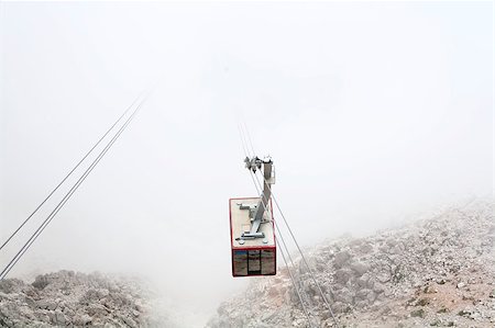 Aerial cableway at mount Tahtali, near Antalya, Turkey Stock Photo - Budget Royalty-Free & Subscription, Code: 400-04887377