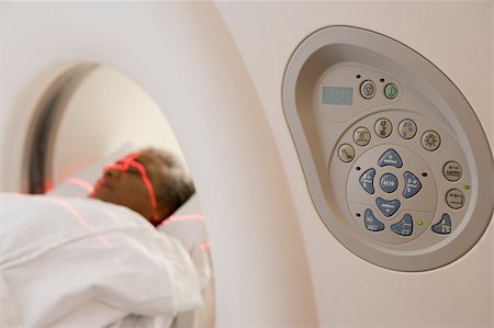 Patient Having A Computerized Axial Tomography (CAT) Scan Stock Photo - Budget Royalty-Free & Subscription, Code: 400-04887980