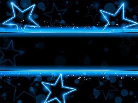 simsearch:400-05129284,k - Vector - Glowing Neon Stars Background Stock Photo - Budget Royalty-Free & Subscription, Code: 400-04889226