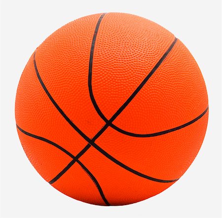 Orange basketball Ball isolated on white background Fotografie stock - Microstock e Abbonamento, Codice: 400-04889346