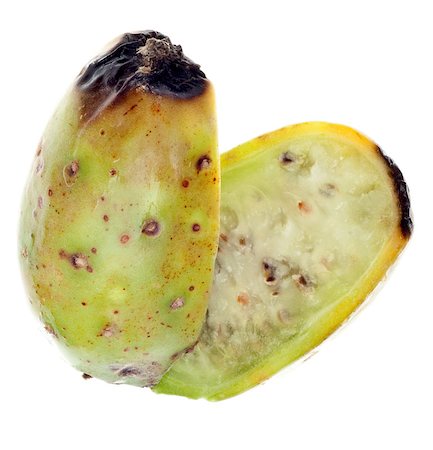 decaying fruit photography - Ripe Prickly Pear Cactaceous Fruit Isolated on White with a Clipping Path. Stock Photo - Budget Royalty-Free & Subscription, Code: 400-04880583