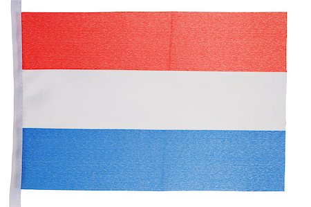 simsearch:400-05877381,k - Dutch flag against a white background Foto de stock - Royalty-Free Super Valor e Assinatura, Número: 400-04881076