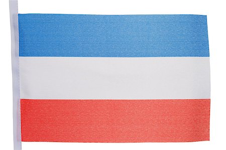 simsearch:400-04304550,k - Yugoslavian flag against a white background Stock Photo - Budget Royalty-Free & Subscription, Code: 400-04881088