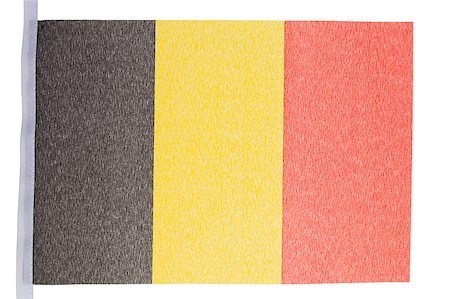 simsearch:400-04304550,k - Belgian flag against a white background Stock Photo - Budget Royalty-Free & Subscription, Code: 400-04881197