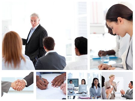 simsearch:400-09069136,k - Business people attending to meetings Stock Photo - Budget Royalty-Free & Subscription, Code: 400-04881441
