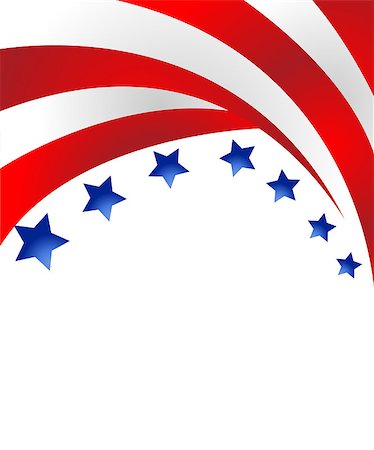 simsearch:400-04497095,k - USA flag in style vector Stockbilder - Microstock & Abonnement, Bildnummer: 400-04883041