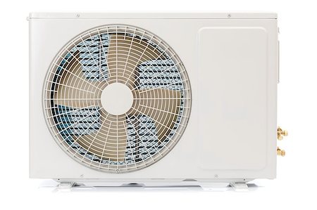 simsearch:400-08045642,k - Air conditioner unit used for cooling the air inside Stock Photo - Budget Royalty-Free & Subscription, Code: 400-04883205