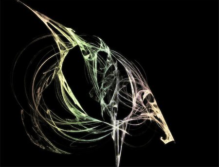 simsearch:695-05772848,k - Abstract flowing wisp. colored smoke style. Stockbilder - Microstock & Abonnement, Bildnummer: 400-04883722