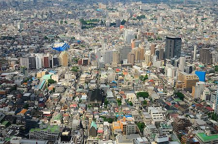 View of urban sprawl in Tokyo, Japan. Stock Photo - Budget Royalty-Free & Subscription, Code: 400-04894905