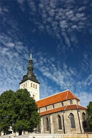 roxxer (artist) - Old church in the center of Tallinn, Estonia - St. Nicholas or Niguliste. Fotografie stock - Microstock e Abbonamento, Codice: 400-04896877