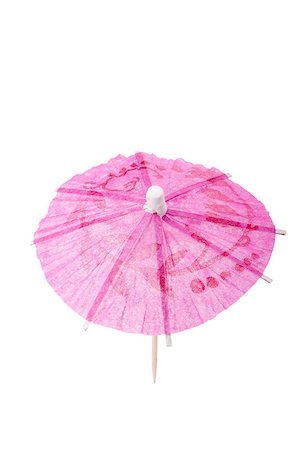 paper umbrella - Paper umbrella to decorate the glasses with a cocktail. Stock Photo - Budget Royalty-Free & Subscription, Code: 400-04896902