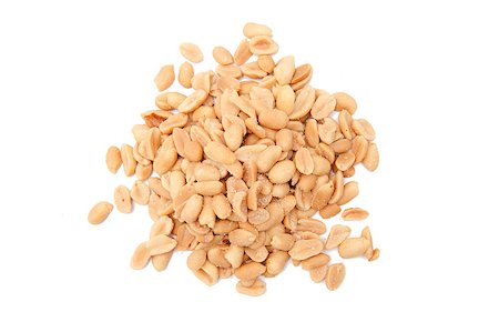 simsearch:400-04846153,k - Peanuts on the white background Stock Photo - Budget Royalty-Free & Subscription, Code: 400-04896977