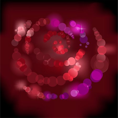 simsearch:628-02615764,k - shimmering rose effect boke on dark red background Stockbilder - Microstock & Abonnement, Bildnummer: 400-04897285