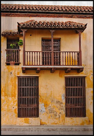 House in Catagena, Colombia Stock Photo - Budget Royalty-Free & Subscription, Code: 400-04897422