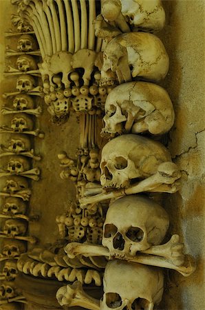 skeleton body close up - mortal remains in dark ossuary Stock Photo - Budget Royalty-Free & Subscription, Code: 400-04898789