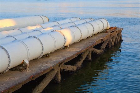 A closeup of large sewage pipes Stock Photo - Budget Royalty-Free & Subscription, Code: 400-04898844