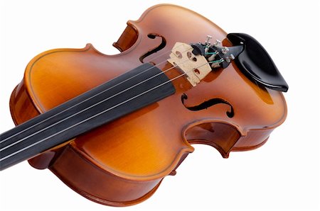 simsearch:400-05292647,k - Violin close up isolated on white background. Stock Photo - Budget Royalty-Free & Subscription, Code: 400-04899528