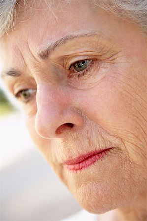 simsearch:400-04890006,k - Portrait Of Senior Woman Looking Serious Stock Photo - Budget Royalty-Free & Subscription, Code: 400-04890087