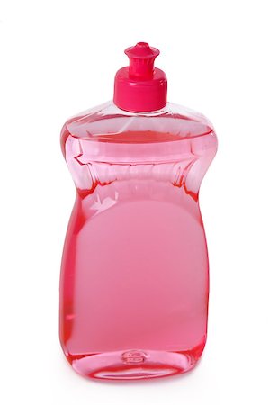 Liquid detergent bottle for dish washing isolated on white background Stock Photo - Budget Royalty-Free & Subscription, Code: 400-04890948