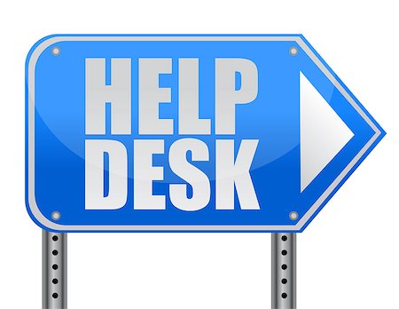 simsearch:400-04776651,k - helping road sign support desk illustration isolated over white Stock Photo - Budget Royalty-Free & Subscription, Code: 400-04891124