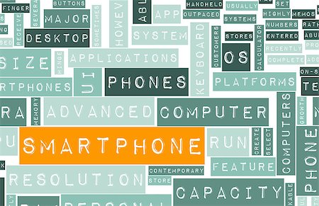 simsearch:859-03982590,k - Smartphone Industry as a Word Cloud Concept Photographie de stock - Aubaine LD & Abonnement, Code: 400-04892243