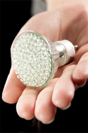 simsearch:622-06397857,k - led light bulb in hand Stockbilder - Microstock & Abonnement, Bildnummer: 400-04892701