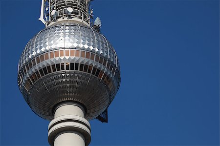 Closeup of the observation deck of the Berlin TV tower Photographie de stock - Aubaine LD & Abonnement, Code: 400-04892894