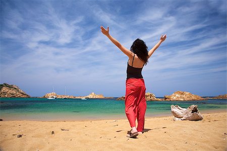 simsearch:851-02963102,k - Pregonda beach at Menorca island in Spain Stock Photo - Budget Royalty-Free & Subscription, Code: 400-04892905