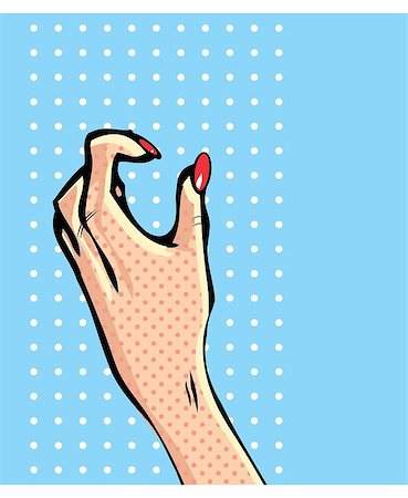 pop art of holding - Hand icon in pop art comic style from big vintage comic symbol collection Stock Photo - Budget Royalty-Free & Subscription, Code: 400-04892956