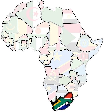 prétoria - republic of south africa on africa map Photographie de stock - Aubaine LD & Abonnement, Code: 400-04893389