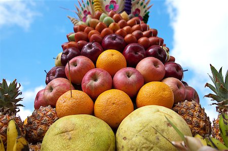simsearch:400-05695161,k - Fruit decoration for Balinese ceremony Stock Photo - Budget Royalty-Free & Subscription, Code: 400-04893615