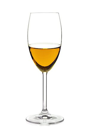 simsearch:400-04279337,k - White wine glass isolated on white background Foto de stock - Super Valor sin royalties y Suscripción, Código: 400-04893681