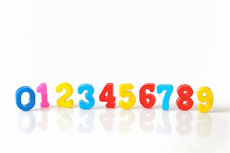 simsearch:400-04066144,k - colorful plastic toy numbers Stock Photo - Budget Royalty-Free & Subscription, Code: 400-04893727