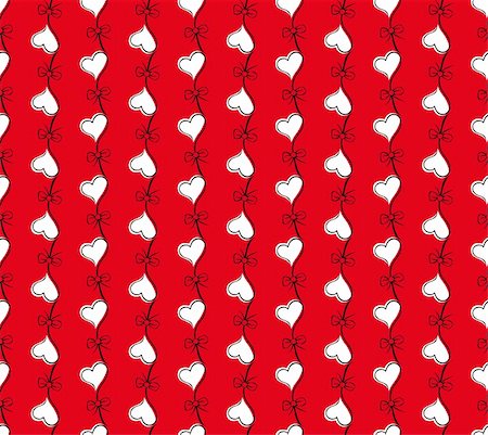 simsearch:400-04631033,k - vector red seamless pattern with flover heart. Valentines day background Foto de stock - Super Valor sin royalties y Suscripción, Código: 400-04906208