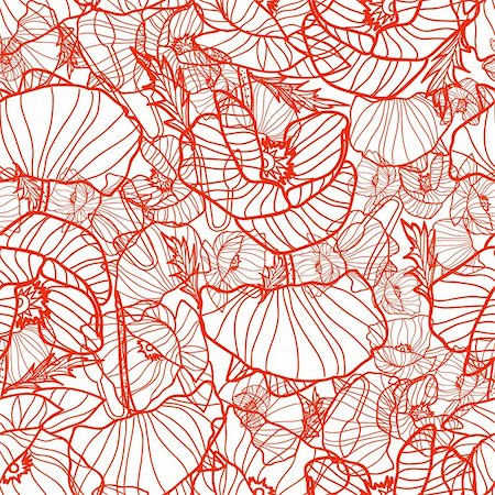 ptits_ptits (artist) - Pattern with Poppies. Vector illustration Photographie de stock - Aubaine LD & Abonnement, Code: 400-04906218