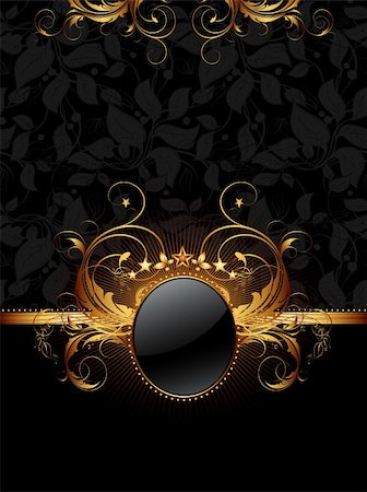 ornate frame, this illustration may be useful as designer work Stock Photo - Budget Royalty-Free & Subscription, Code: 400-04906242