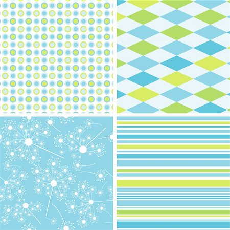 Scrapbook patterns for design, vector illustration Stock Photo - Budget Royalty-Free & Subscription, Code: 400-04906467