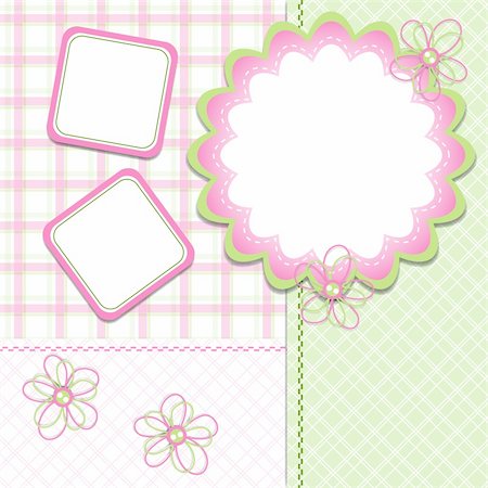 simsearch:400-05885839,k - Template cards for the girl, vector illustration, eps10 Foto de stock - Royalty-Free Super Valor e Assinatura, Número: 400-04906480