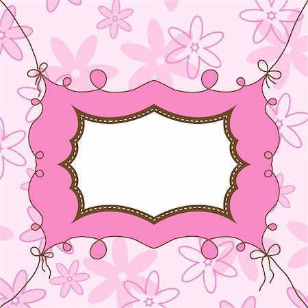 simsearch:400-05885839,k - Template cards for the girl, vector illustration Foto de stock - Royalty-Free Super Valor e Assinatura, Número: 400-04906525