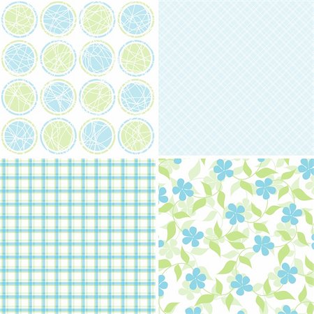 simsearch:400-05885839,k - Scrapbook patterns for design, vector illustration Foto de stock - Royalty-Free Super Valor e Assinatura, Número: 400-04906590