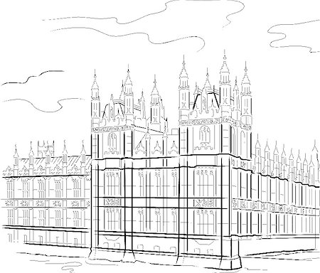 Drawing Tower in London, UK Photographie de stock - Aubaine LD & Abonnement, Code: 400-04906609