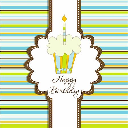 Template greeting card, vector illustration, eps10 Stock Photo - Budget Royalty-Free & Subscription, Code: 400-04906721