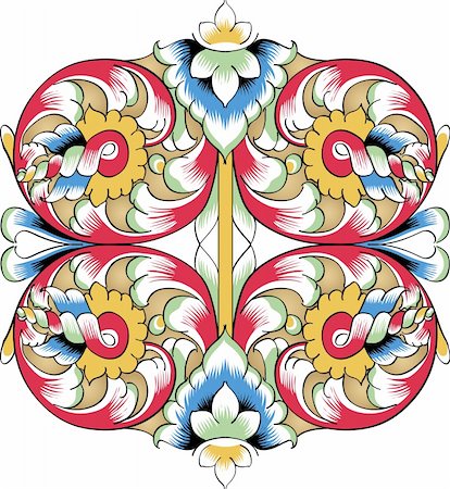 russia vector - Fragment of drawing orthodoxy pattern, Russia Stock Photo - Budget Royalty-Free & Subscription, Code: 400-04907019